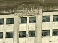 windows in the old Millennium Mills building