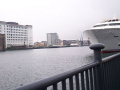 Millennium Mills building from the river