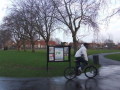 Man biking