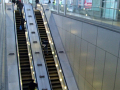 The escalators are very, very long