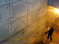 Artwork on staircase