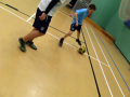One on one soccer practice