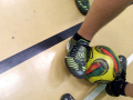 Fighting for the ball