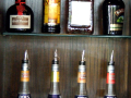 Bottles behind bar