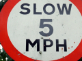 Speed limit sign