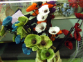 Spray of silk flowers