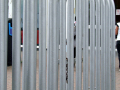 Metal railings