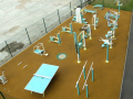 Entire gym looking from above