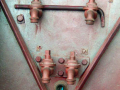 Metalwork in lighthouse