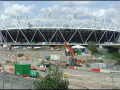 the olympic site with building work in foreground