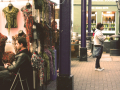 Handmade clothing in the market