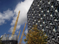 The 02 alongside Ravensbourne art college