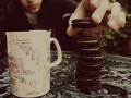 Biscuits and tea