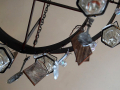 The chandelier