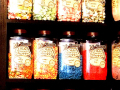 Sweets in jars on a shelf