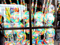 Window display of lolly pops