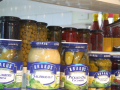 Jars of produce	