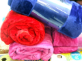 Rolled up textiles