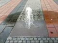 Fountain in square outside	