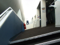 Going up the stairs