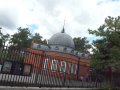 Greenwich Observatory through fence