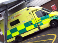 An ambulance	