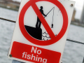 No fishing sign