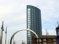 Sculpture and buildings