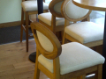 Chairs in cafe
