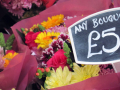 Shot of bouquets ‘everything a fiver’	